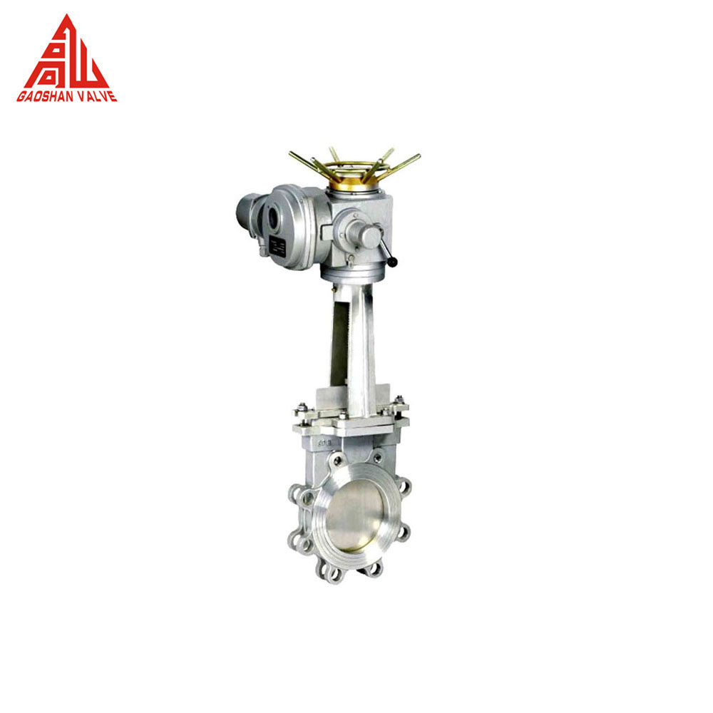 Electric Head Type Ss304 Knife Gate Valves